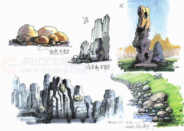 純干貨 | 景觀設計馬克筆著色技法~