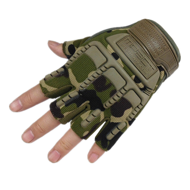 機車與戰術的交融 沙色半指手套，打造軍迷專屬騎行裝備